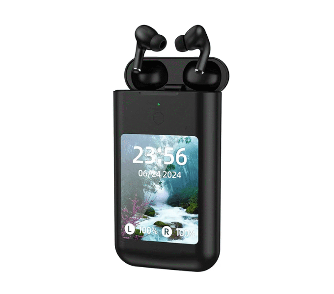 TF20 Box 3in1 Earbuds With Power Bank & Multimedia Display