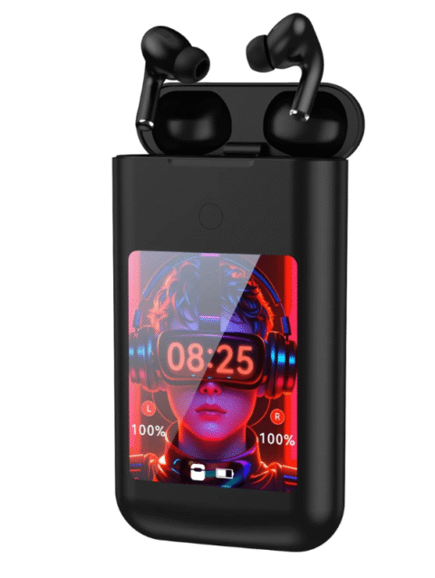TF20 Box 3in1 Earbuds With Power Bank & Multimedia Display