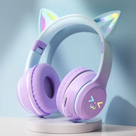 Cat Headphones Headset